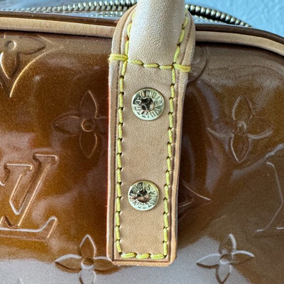 Louis Vuitton Bronze Monogram Vernis Tompkins Square Bag - EXCELLENT CONDITION - Picture 6 of 16